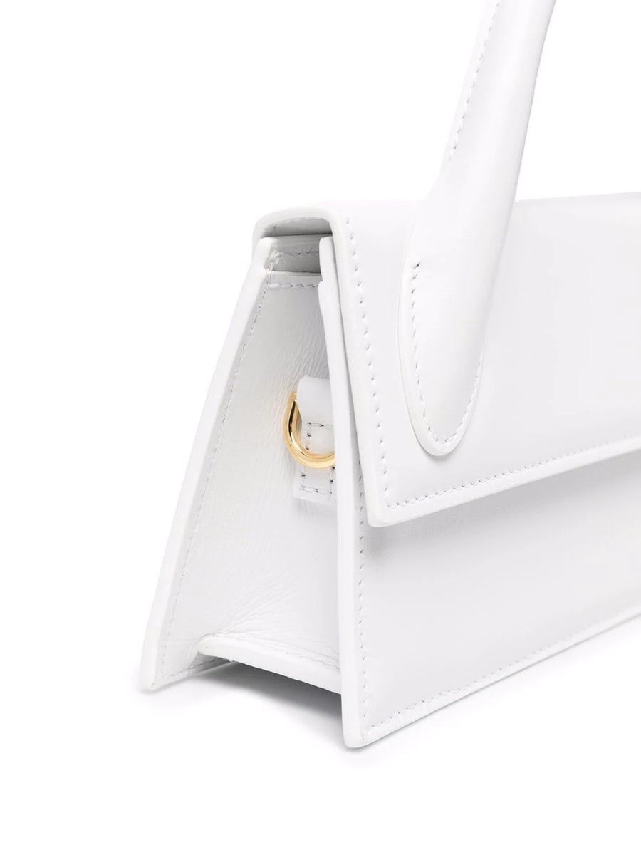 Jacquemus Le Grand Chiquito Bag White in Leather with Gold-tone - US