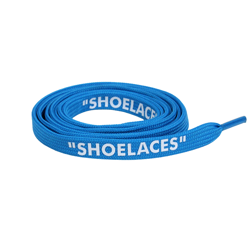 Electric Blue "OFF WHITE" Style "SHOELACES