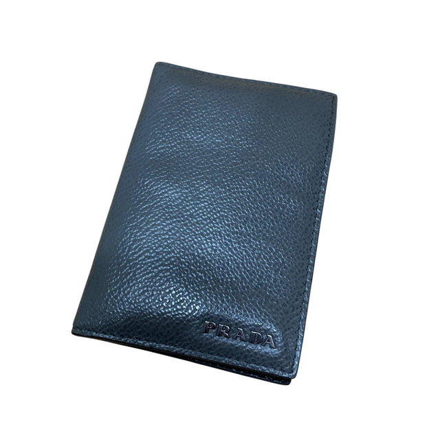 Prada Logo Card Case Gray - Pre-owned