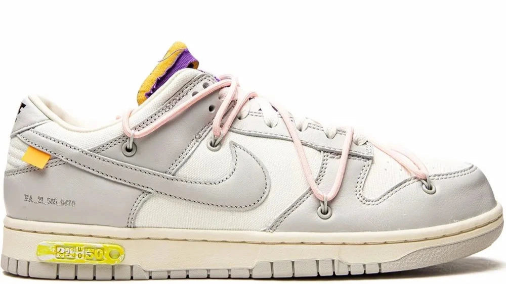 Nike Dunk Low Off White Lot 24 Skateboarding Sneakers – Free Society