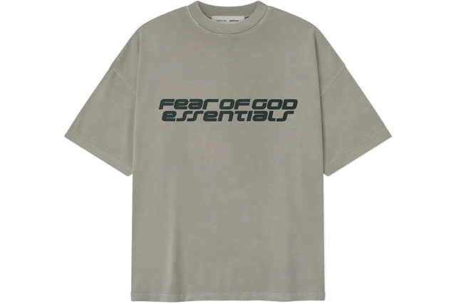 FEAR OF GOD ESSENTIALS 90'S TEE SMOKE GREY