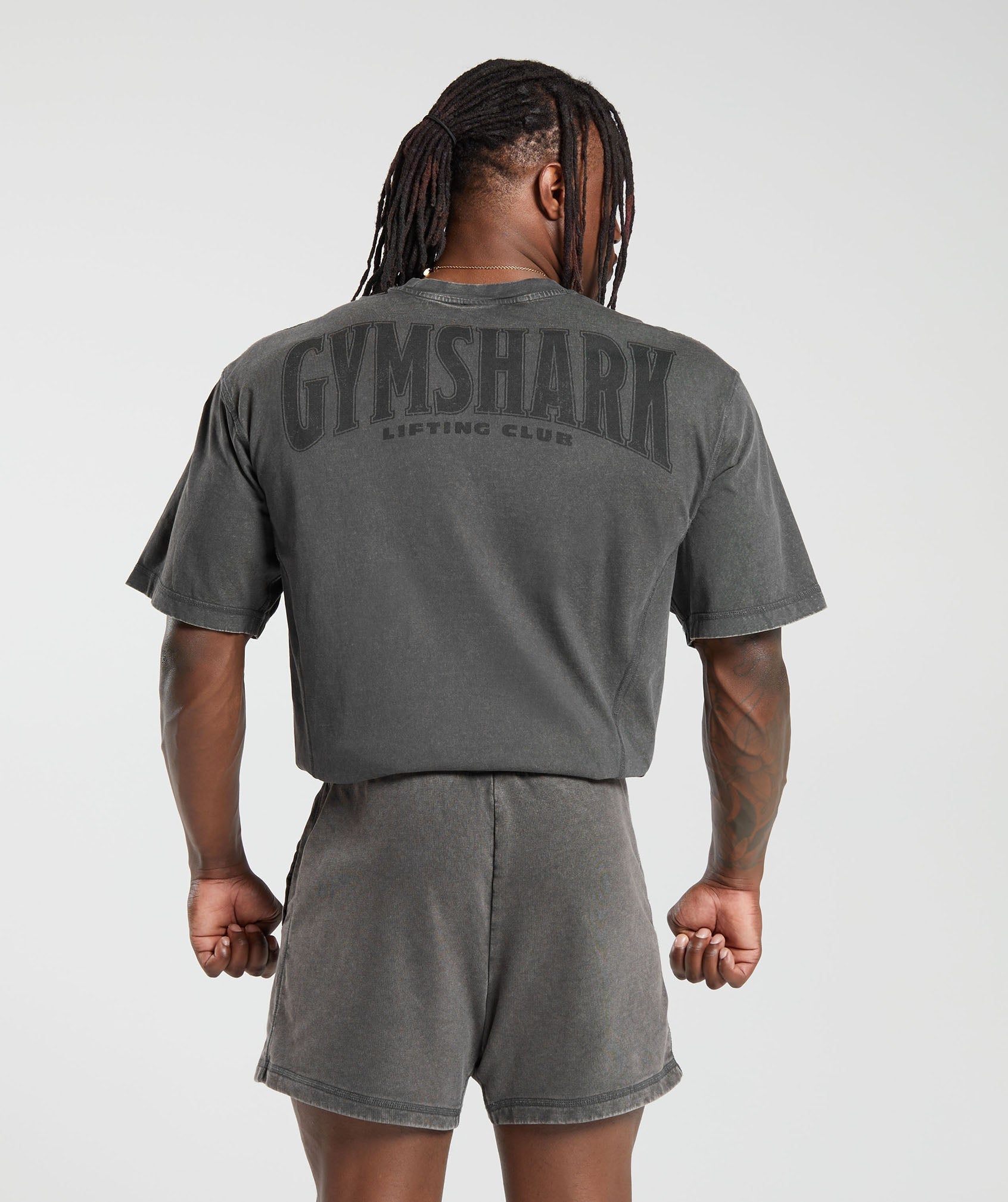 Gymshark Heritage Washed T-Shirt Onyx Grey
