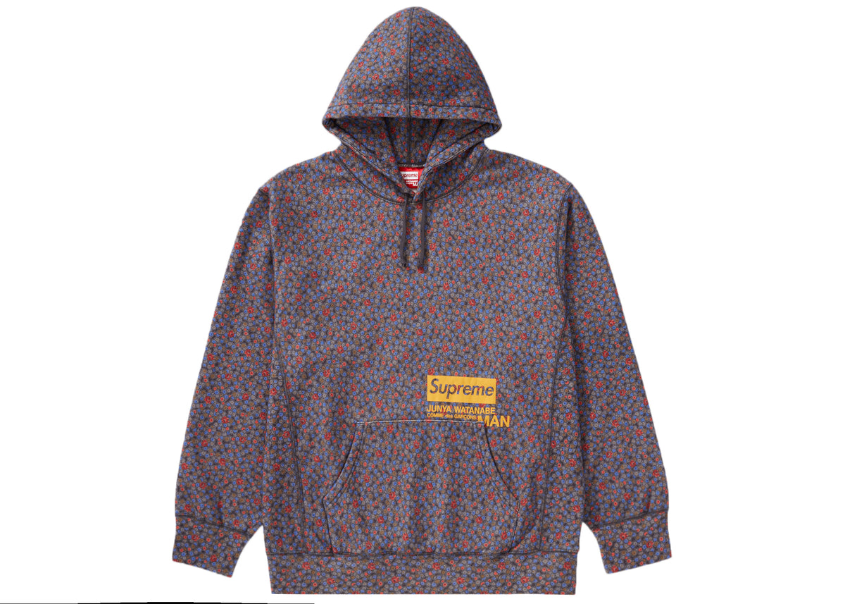 Supreme flowers outlet hooded sweatshirt