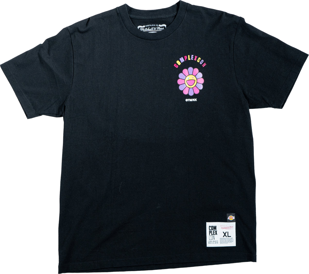 Mitchell and Ness Black Complex Con X Murakami X La Lakers T-shirt