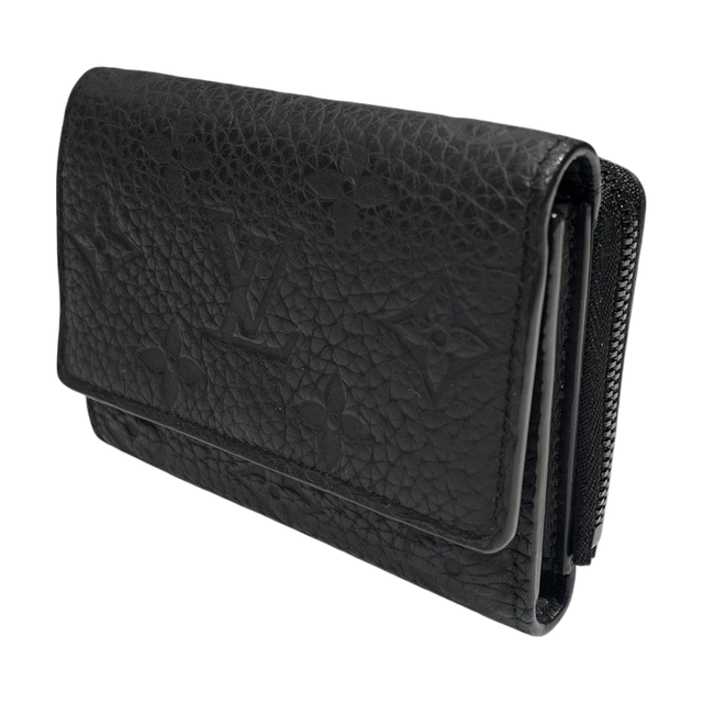 Louis Vuitton Portefeuille Pilot Compact Wallet Black - Pre-owned