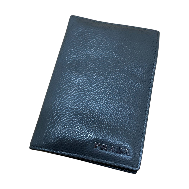Prada Logo Card Case Gray - Pre-owned