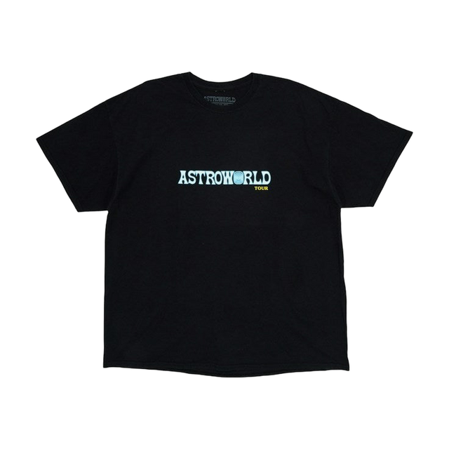 Travis Scott Astroworld Tour Tee Black – Black
