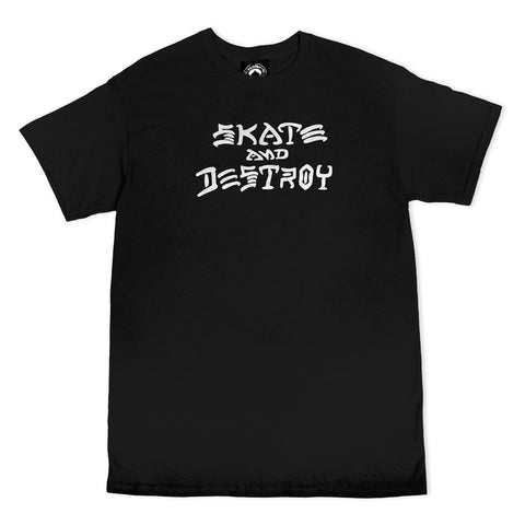 Thrasher Skate And Destroy T-Shirt Black