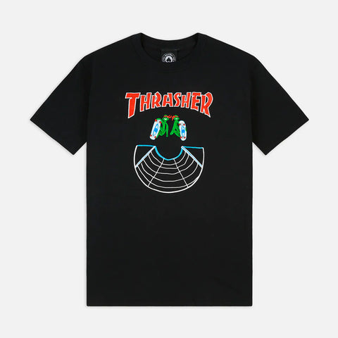 Thrasher Double S/S T-Shirt Black