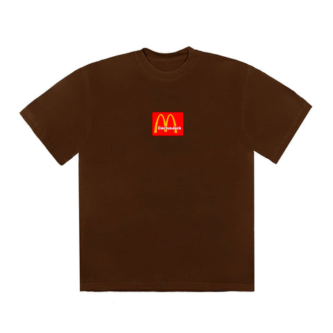 Travis Scott X Mcdonalds Sesame T-shirt Brown