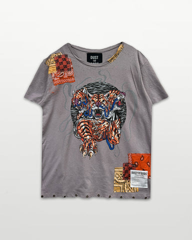 THE ORANGE DUSTED TIGER T-SHIRT