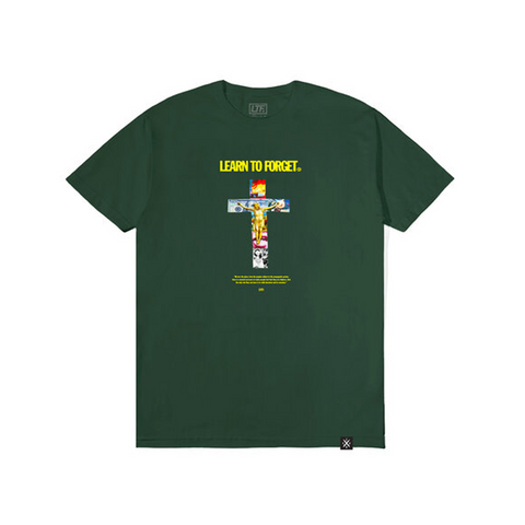 Learn to Forget Capital Christ T-shirt Green