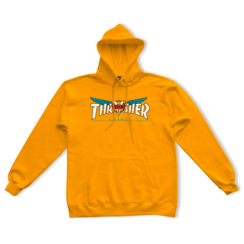 Thrasher Venture Collab Hood Sweatshirt Yellow