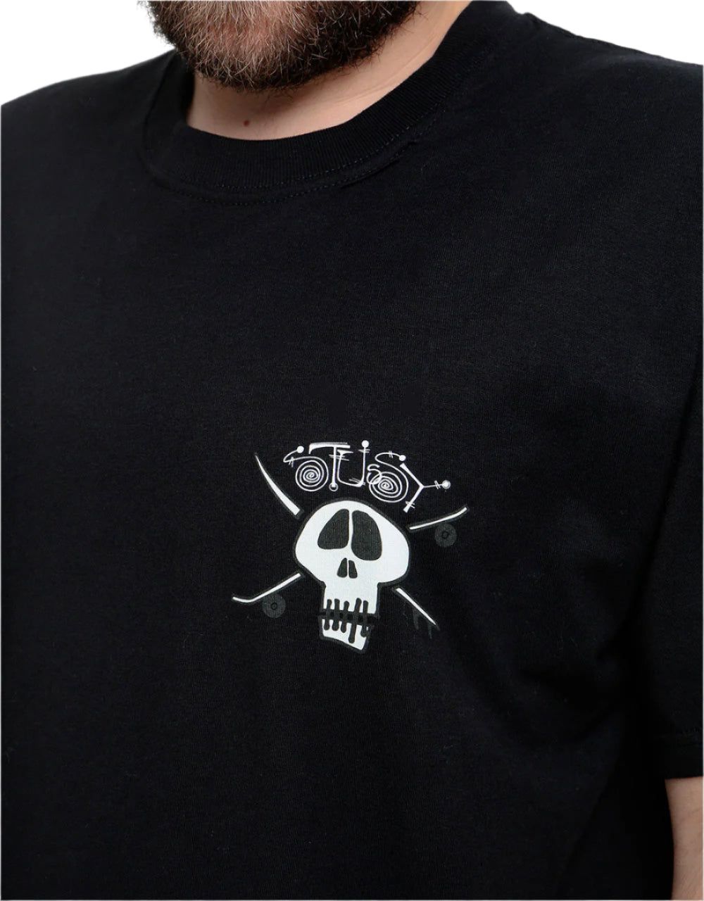 Stussy Pirate Logo Black T-shirt – Free Society
