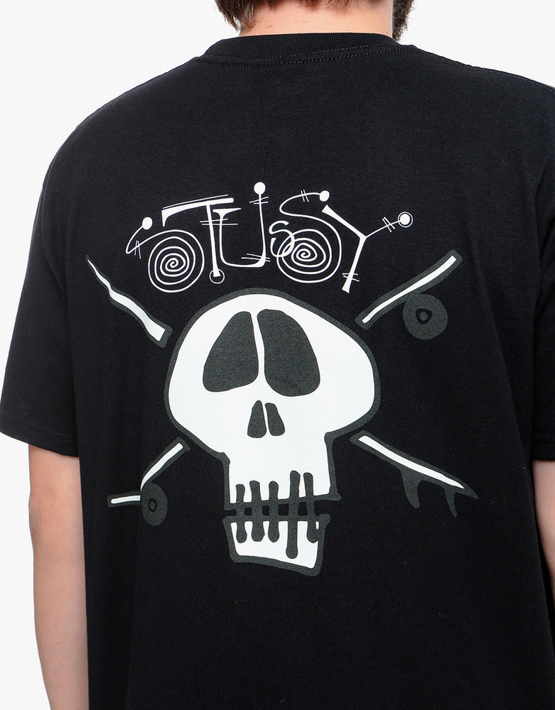 Stussy Pirate Logo Black T-shirt