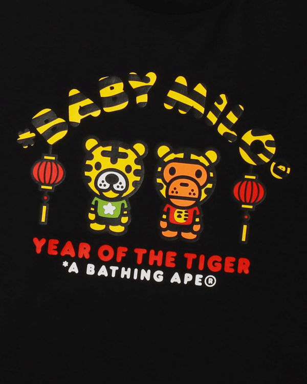 BAPE Year Of The Tiger Baby Milo Black T-shirt