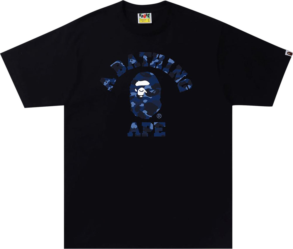 Color Camo College Tee 'Black/Navy'