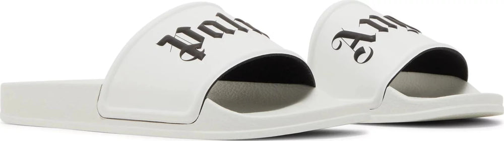 Palm Angels Logo Slide 'White Black'