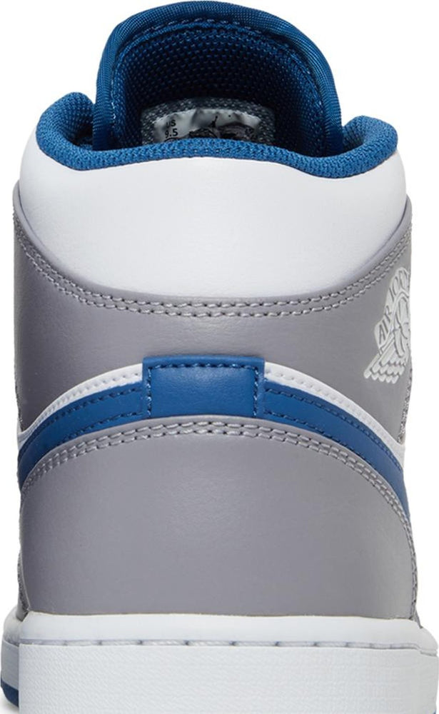 Air Jordan 1 Mid 'Cement True Blue'
