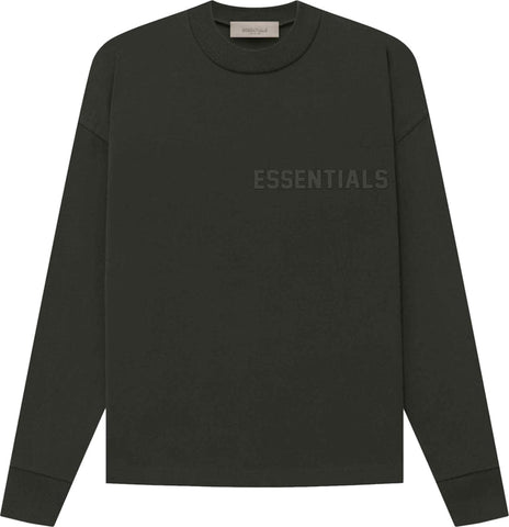 Essentials Off Black Long Sleeve T-Shirt