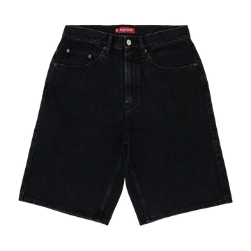 SUPREME BAGGY DENIM SHORTS BLACK
