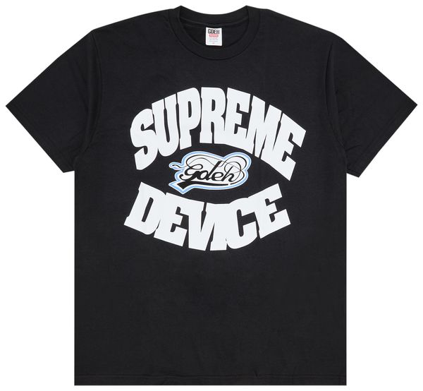 Supreme x Goodenough Device Tee Black – Front View