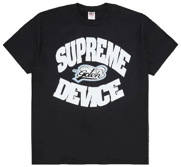 SUPREME X GOODENOUGH DEVICE TEE BLACK