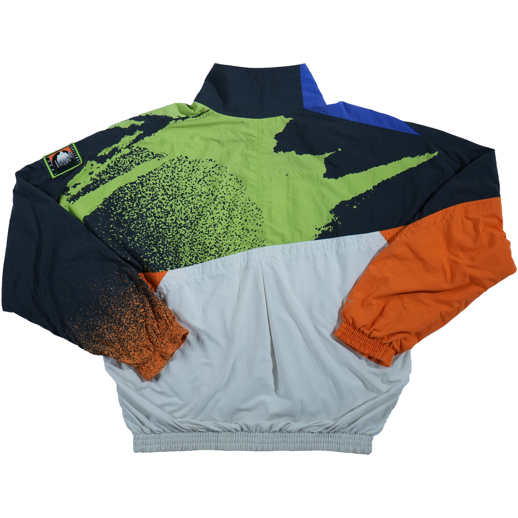 Orange and green nike top windbreaker