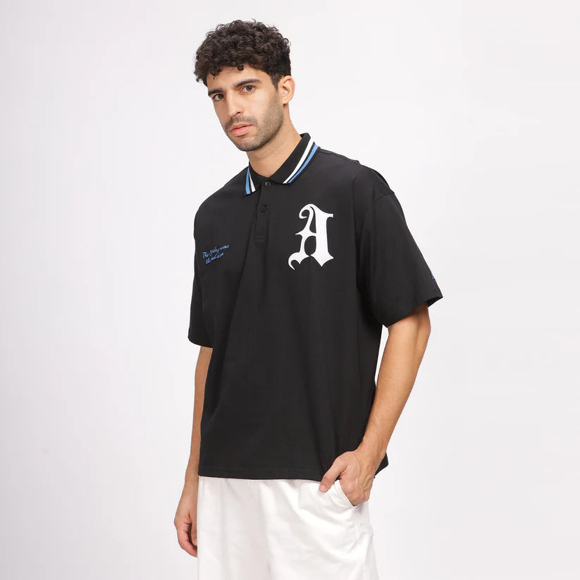 Old School Polo Tee (Oversized)