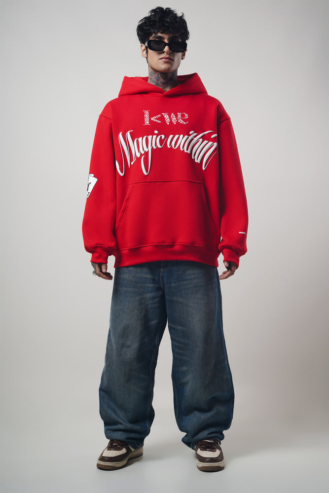 Magic Within Red Hoodie