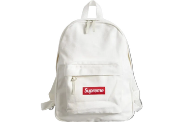 SUPREME CANVAS BACKPACK WHITE