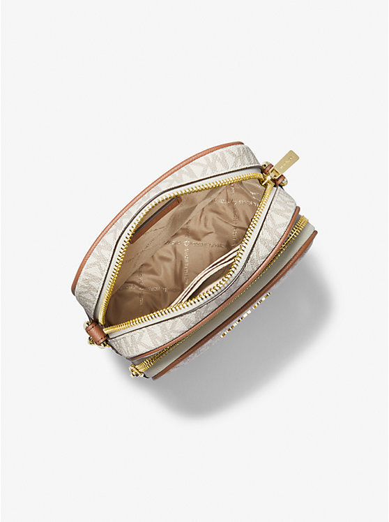 Jet Set Travel Medium Logo Crossbody Bag 'Vanilla'