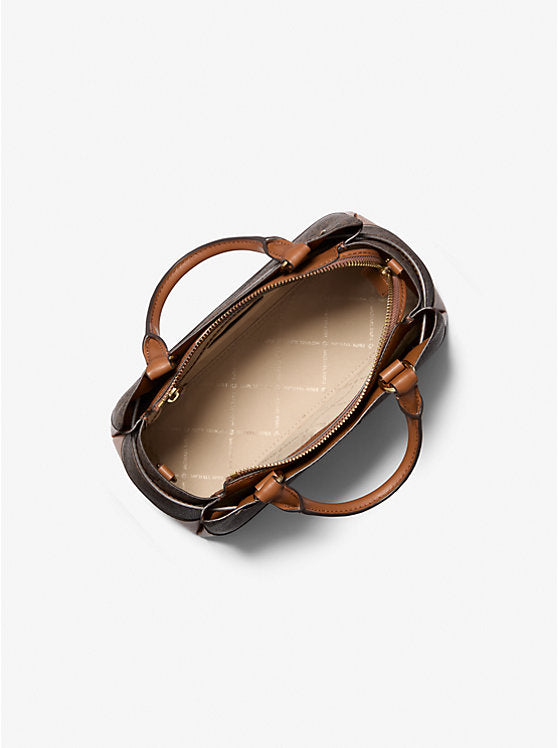 Reed Small Signature Logo Satchel 'Brown'