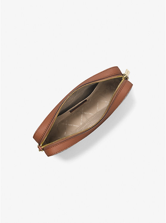 Jet Set Large Printed Logo Crossbody Bag 'Vanilla'