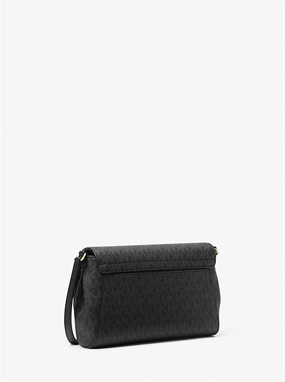 Medium Logo Convertible Crossbody Bag 'Black'