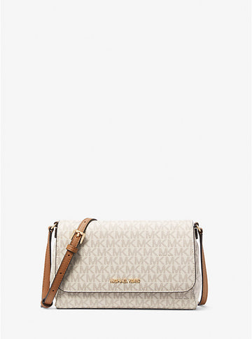 Medium Logo Convertible Crossbody Bag 'Vanilla'