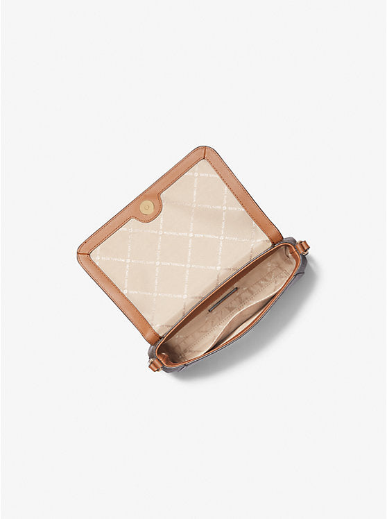 Medium Logo Convertible Crossbody Bag 'Brown'