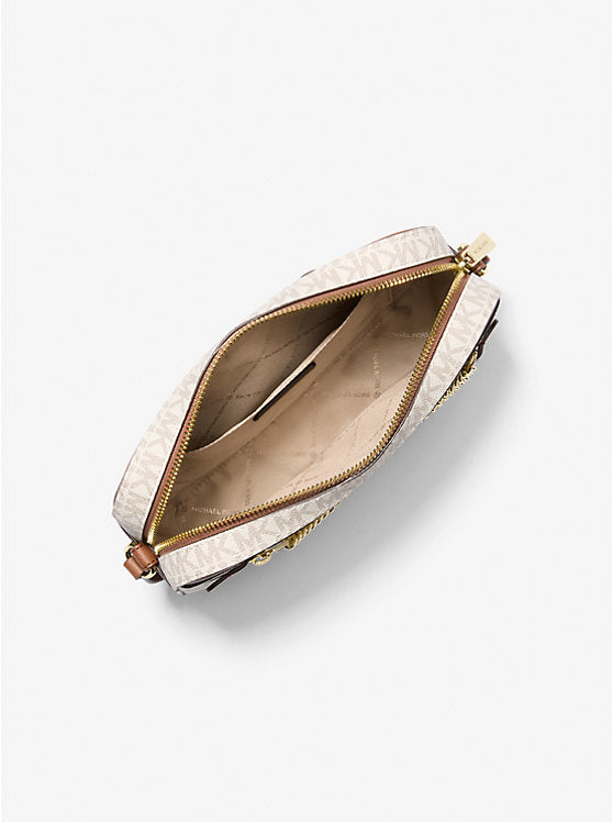 Jet Set Large Logo Crossbody Bag 'Vanilla'