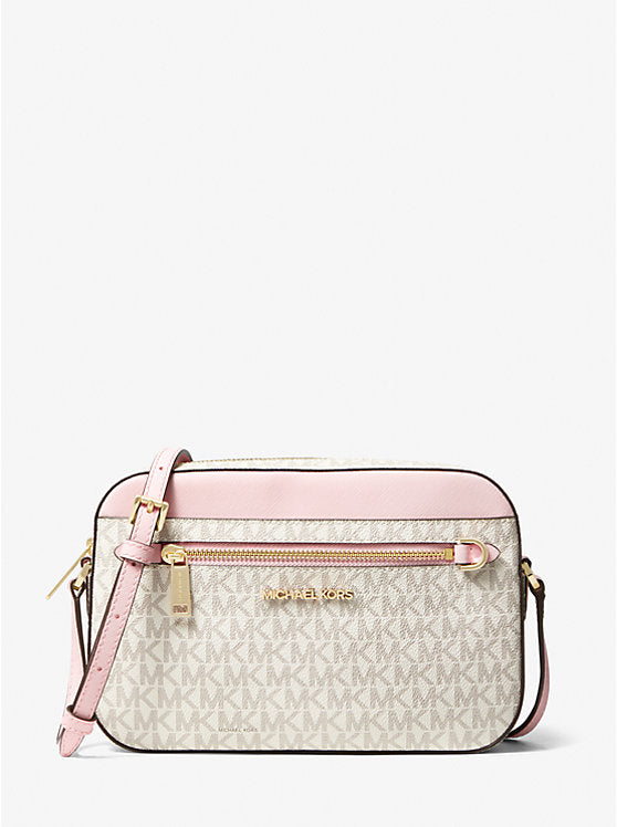 Jet Set Large Logo Crossbody Bag 'Pwd Blush Mlt'
