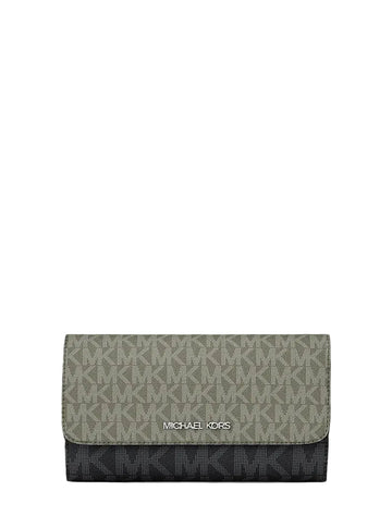 Jet Set Travel Signature Logo Tri-Fold Wallet - Olive – Olive