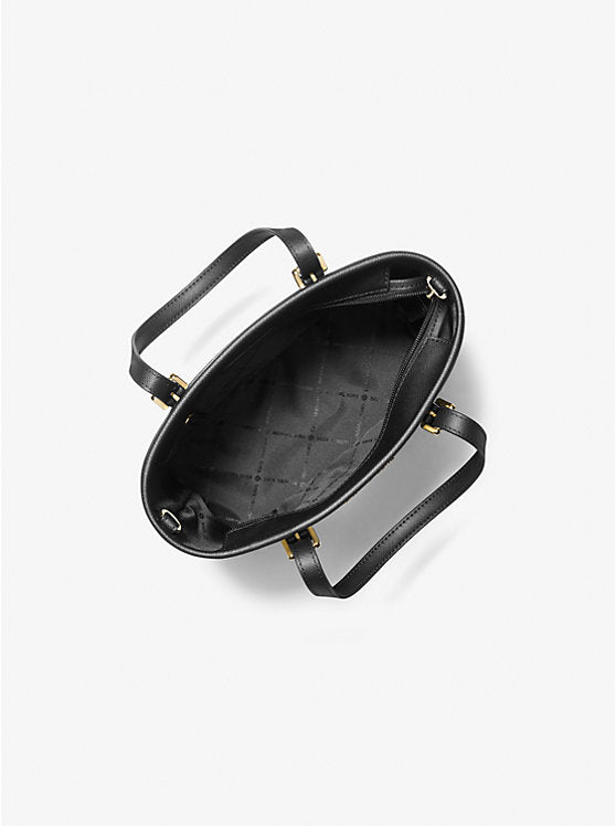 Jet Set Travel Extra-Small Logo Top-Zip Tote Bag 'Black'