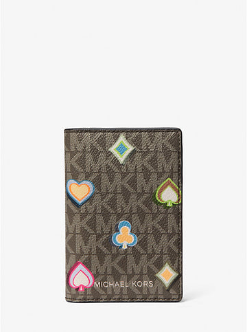 Cooper Printed Signature Logo Folding Card Case