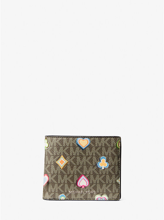 Cooper Printed Signature Logo Billfold Wallet 'Olive'