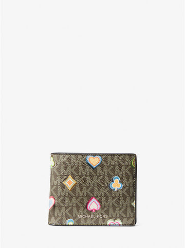 Cooper Printed Signature Logo Billfold Wallet 'Olive'
