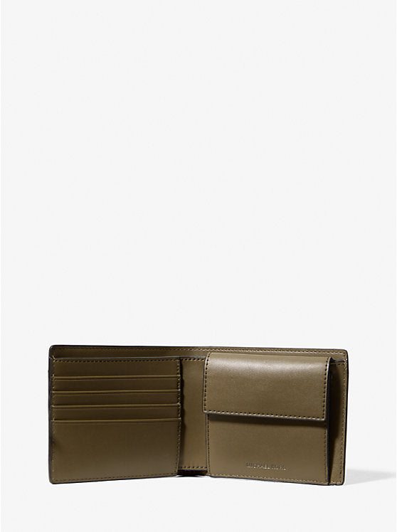 Cooper Printed Signature Logo Billfold Wallet 'Olive'