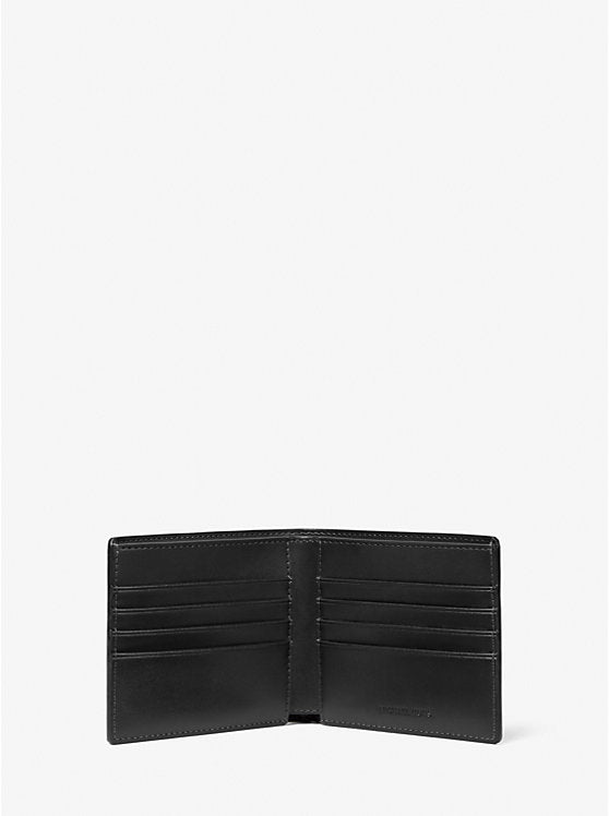 Signature Logo Wallet and Reversible Belt Gift Set 'Black'