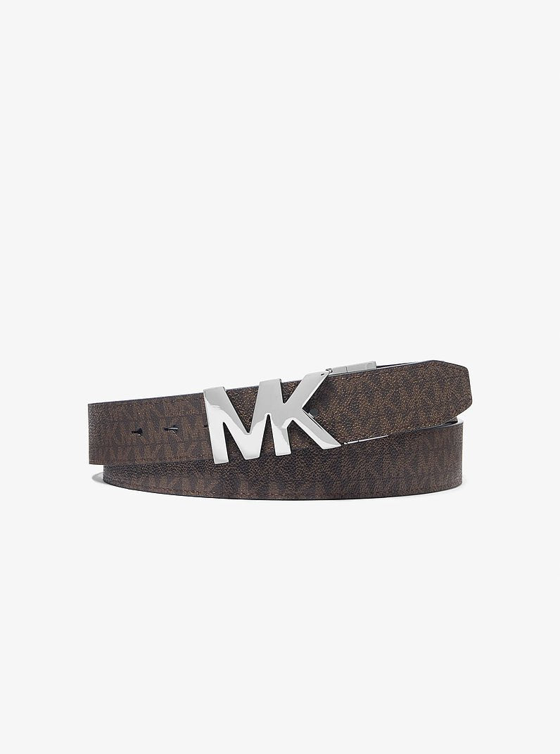 Michael Kors 4-In-1 Logo Belt Box Set Brown/Black in Black – Full Belt Box Set – Overview