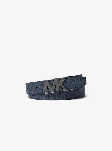 Michael Kors 4-In-1 Signature Logo Belt Box Set Admrl/Plblue in Admiral/Pale Blue – Full Belt Box Set – Overview