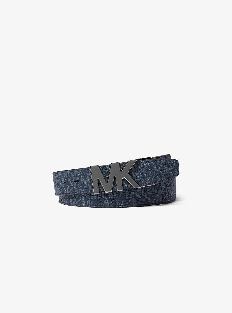 Michael Kors 4-In-1 Signature Logo Belt Box Set Admrl/Plblue in Admiral/Pale Blue – Full Belt Box Set – Overview