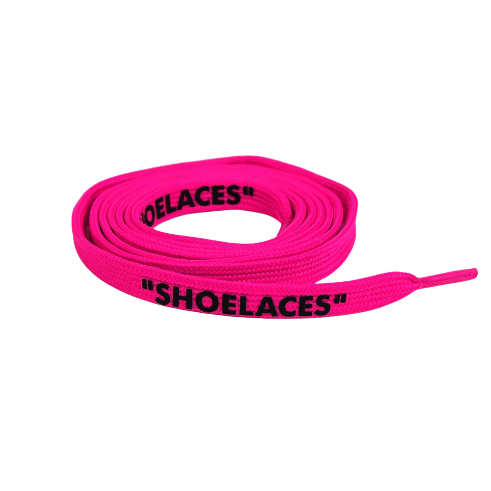 Pink "OFF WHITE" Style "SHOELACES